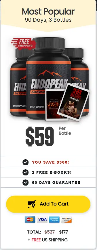 Endopeak  - 3 Bottle